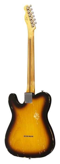 Fender Custom Shop 1957 Telecaster Ash Relic Electric Guitar Master Built by Dale Wilson 2 Color Sunburst