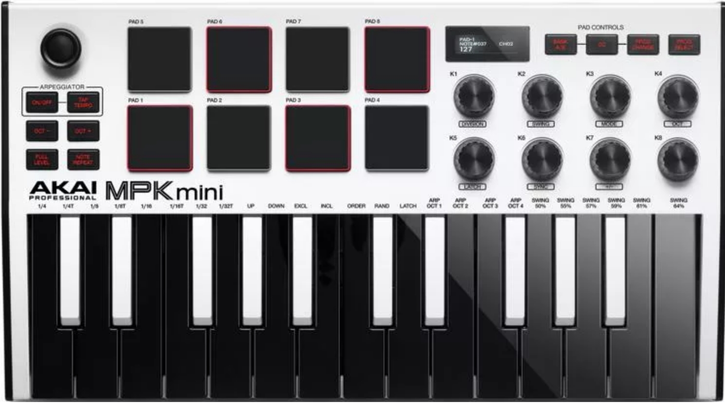 Akai Professional MPK Mini MK III Limited Edition Black on Black 25-key Keyboard Controller
