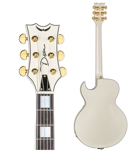 Dean Colt with Bigsby & Piezo Semi-Hollowbody Guitar Vintage White