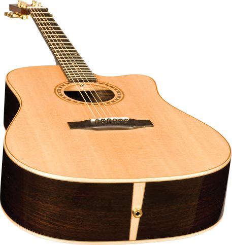 Bedell Performance TBCE-28-G Dreadnought Cutaway Acoustic-Electric Guitar Gloss Natural
