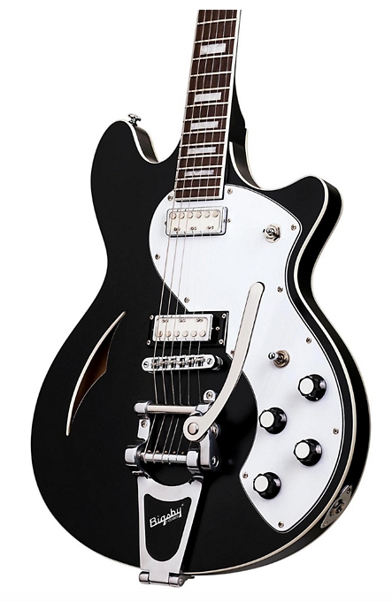 Schecter Guitar Research TSH-1B Semi-Hollow Body Electric Guitar