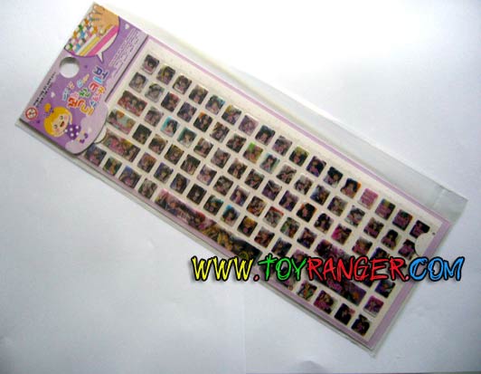 สติ๊กเกอร์พลาสติกติดคีย์บอร์ด Nurarihyon no Mago