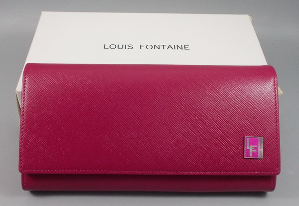 กระเป๋าสตางค์ LOUIS FONTAINE แดงมะเหมี่ยว ใหม่ แท้