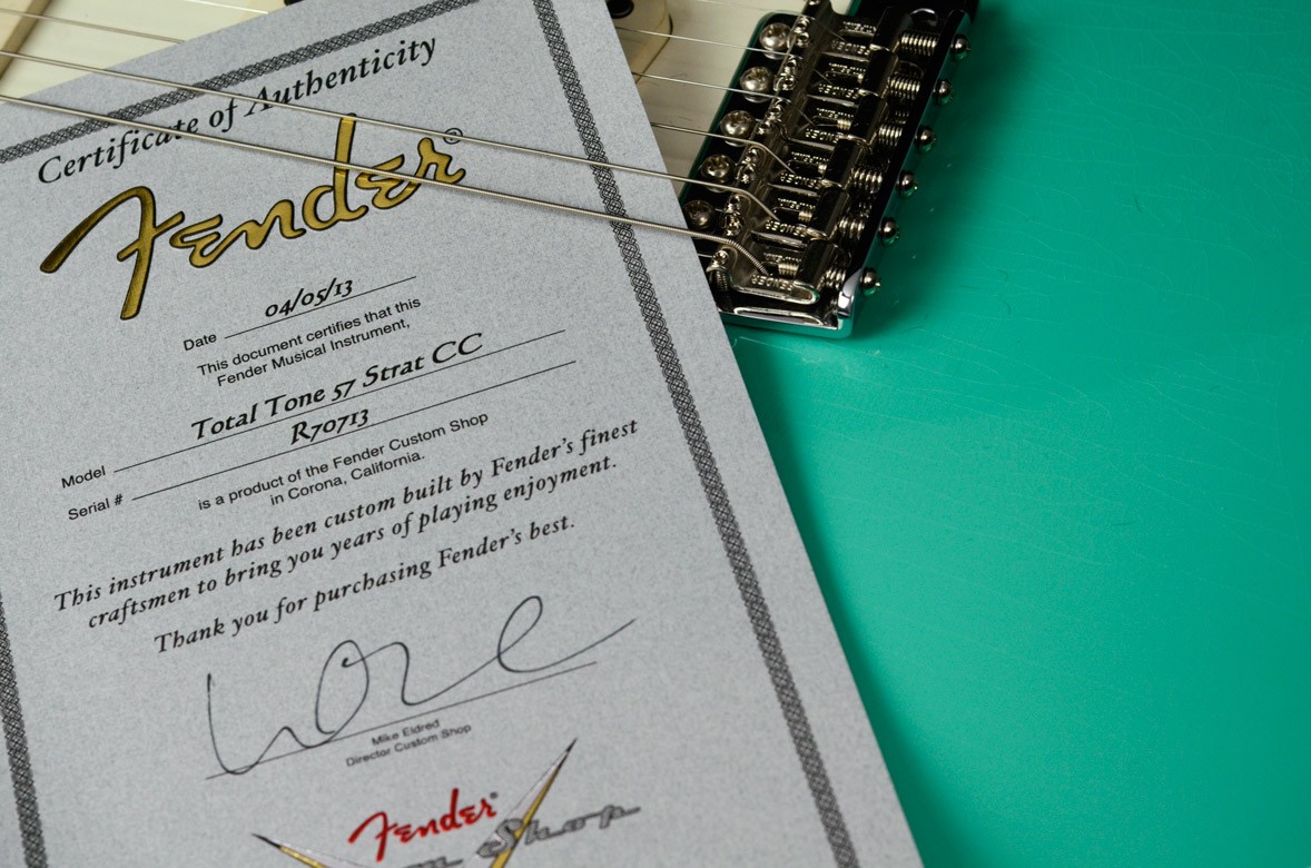 Fender Total Tone 57 Strat - Sea Foam Green - Closet Classic - R70713