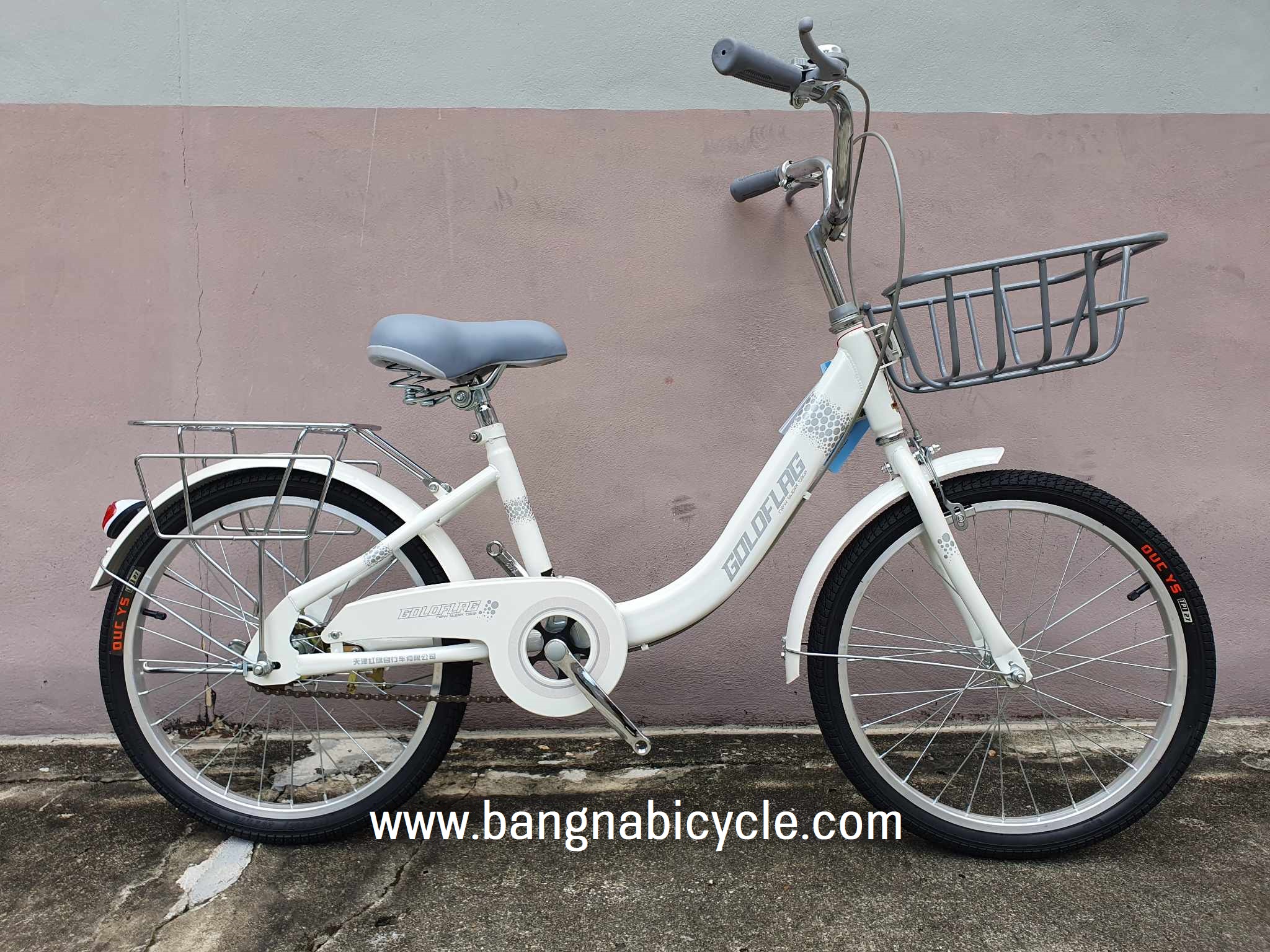 รถจักรยานเด็กโตทรงผู้หญิง GoldenFlag ขนาด 18 และ 20 นิ้ว