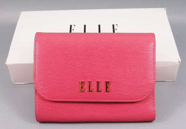 กระเป๋าสตางค์ ELLE ชมพูกลีบบัว ใหม่ แท้