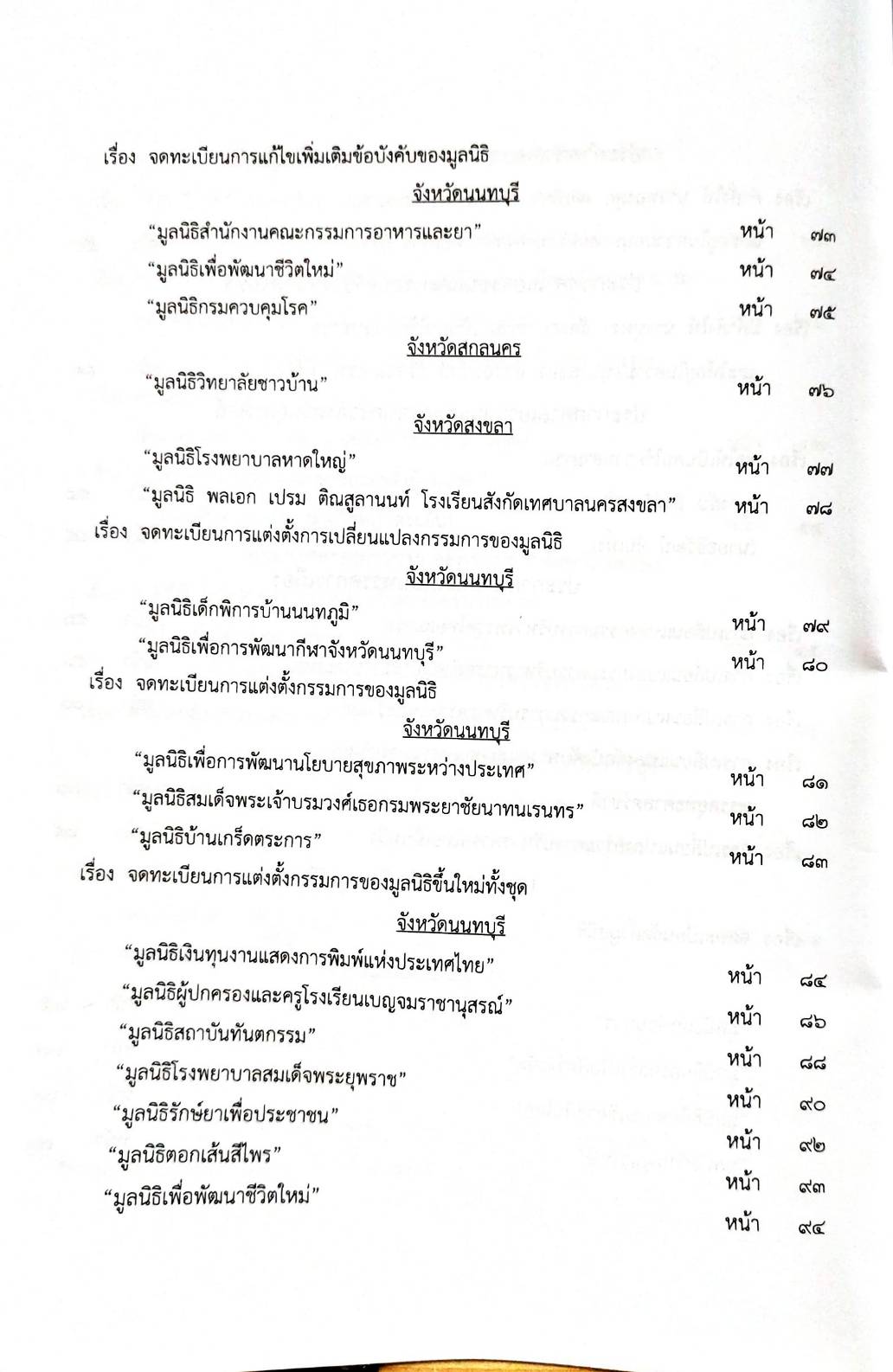กฎหมายออกใหม่ 74/66 ประกาศกรมอุตสาหกรรมฯ บัตรสิ้นอายุ ประกาศศาลเยาวชนและครอบครัวจังหวัด.. สมาคม - มูลนิธิ