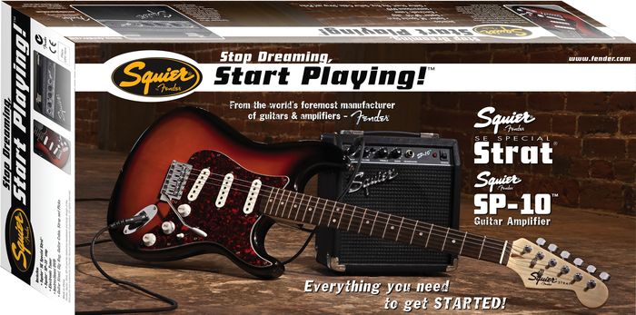 Fender SE Special Strat with Squier SP-10 Amp Value Pack