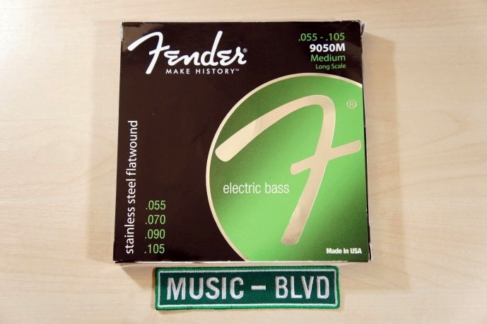 Fender 9050M Stainless Steel Flatwound Long Scale Bass Strings - Medium