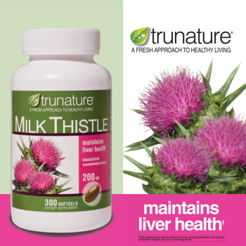 300 เจล trunature Milk Thistle 200 mg