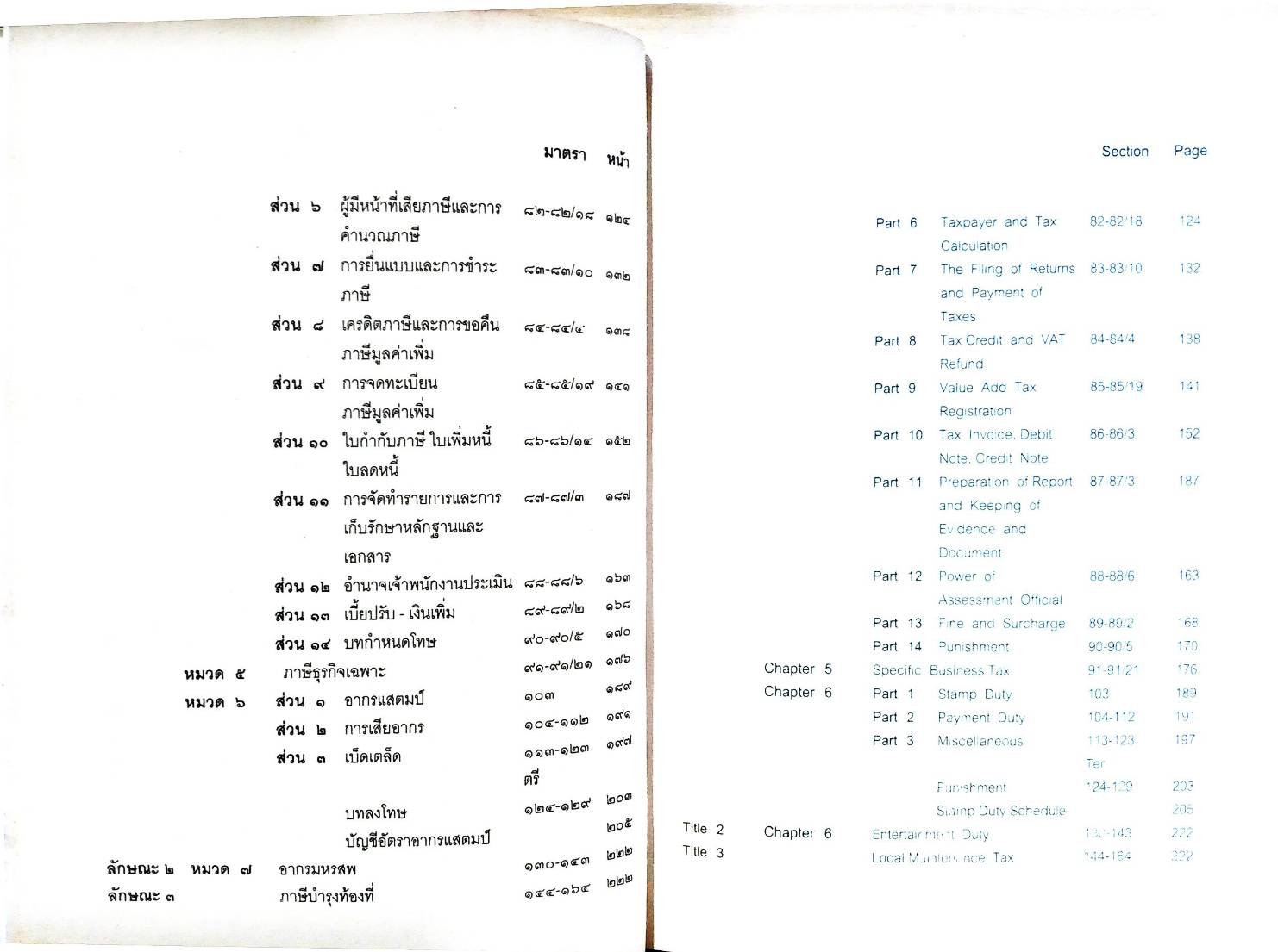 ประมวลรัษฎากร (ไทย-อังกฤษ) ปกแข็ง (กระดาษตามสภาพ) (5B 01)