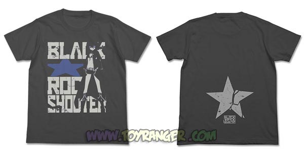 เสื้อยืด Black Rock Shooter (TVA) BRS Typography SUMI (L,แท้)
