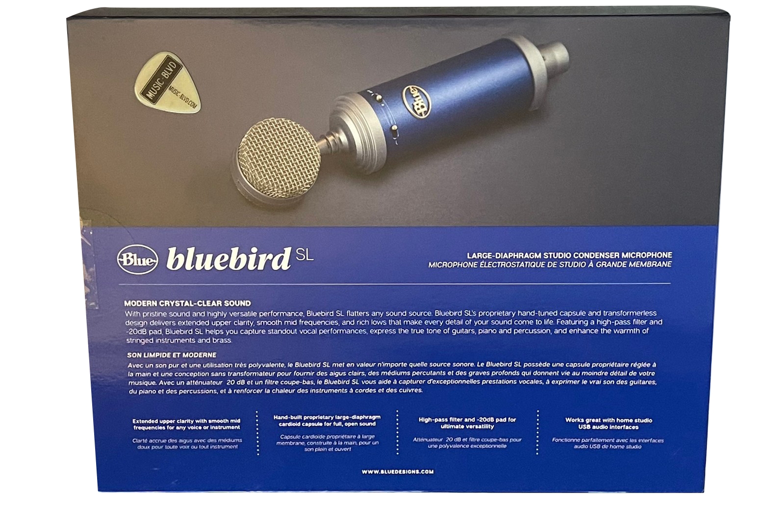 Blue Bluebird SL Large-Diaphragm Condenser Studio Microphone
