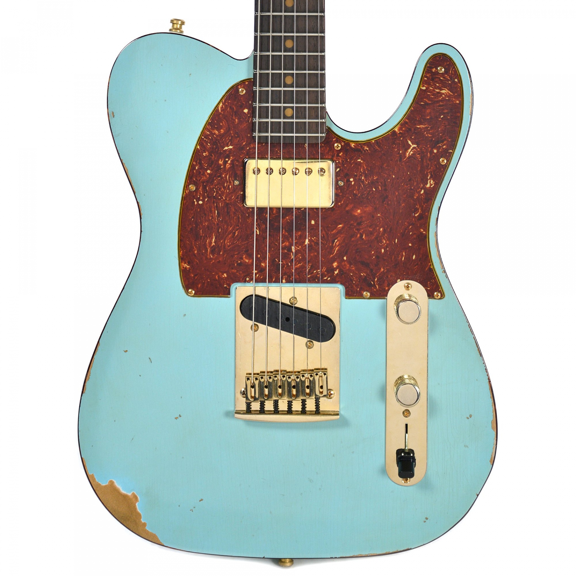 Fender Custom Shop American Custom Telecaster Relic RW - Aged Daphne Blue CME Spec