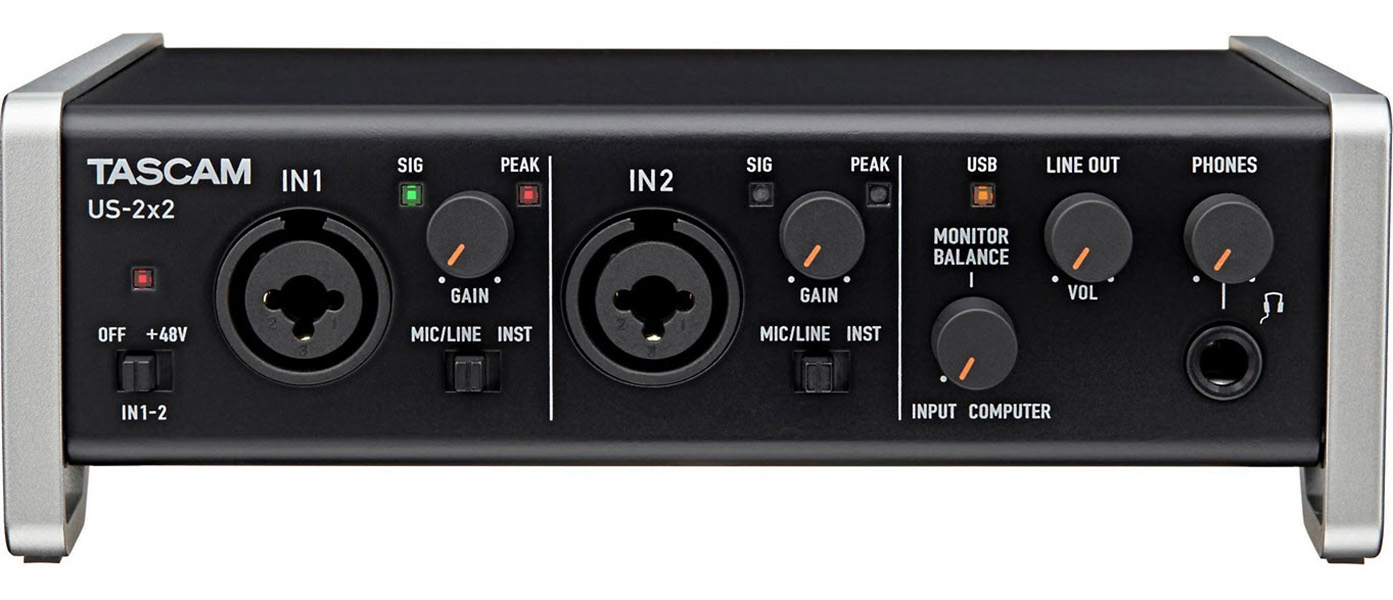 TASCAM US-2x2 USB Audio Interface