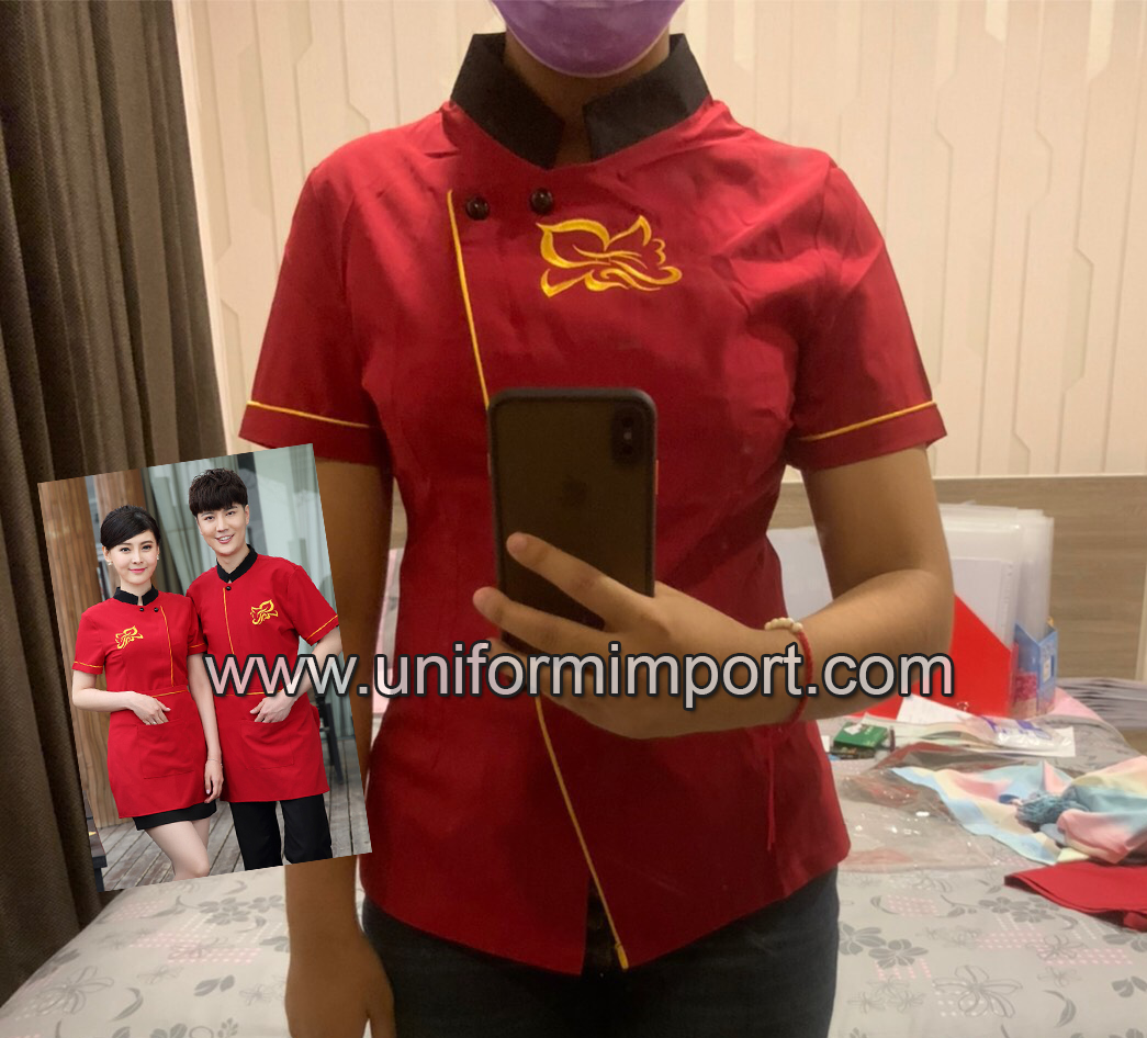 รีวิวเสื้อพนักงานเสริฟ