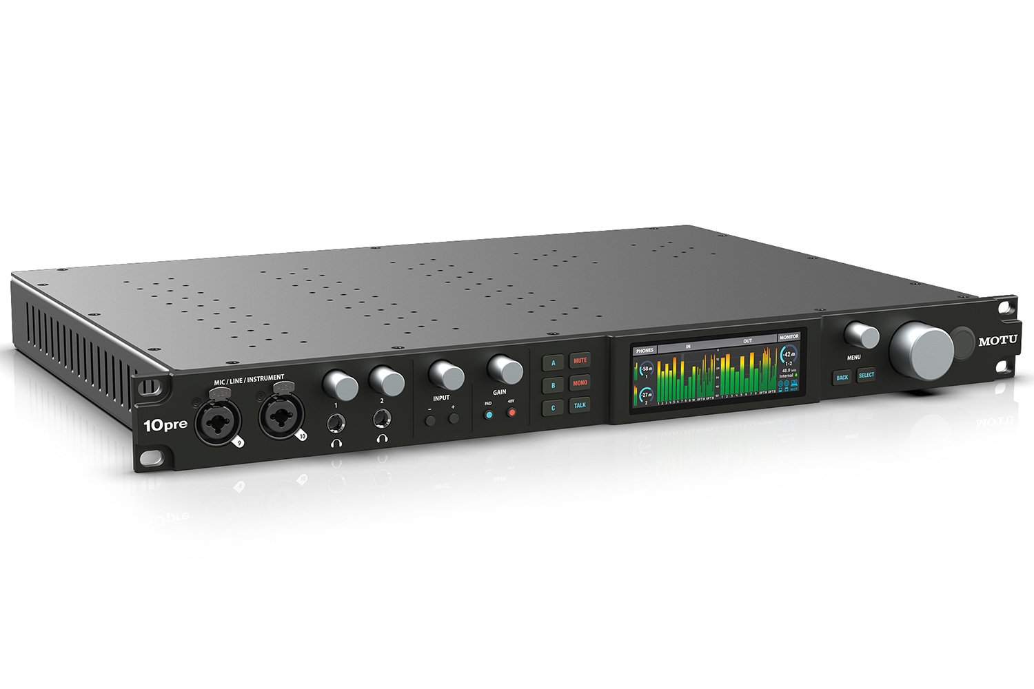 MOTU 10pre Thunderbolt 4/USB4 Audio Interface