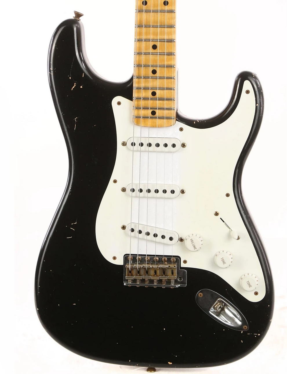 Fender Custom Shop 55 Stratocaster Journeyman Relic Black Masterbuilt Dennis Galuszka