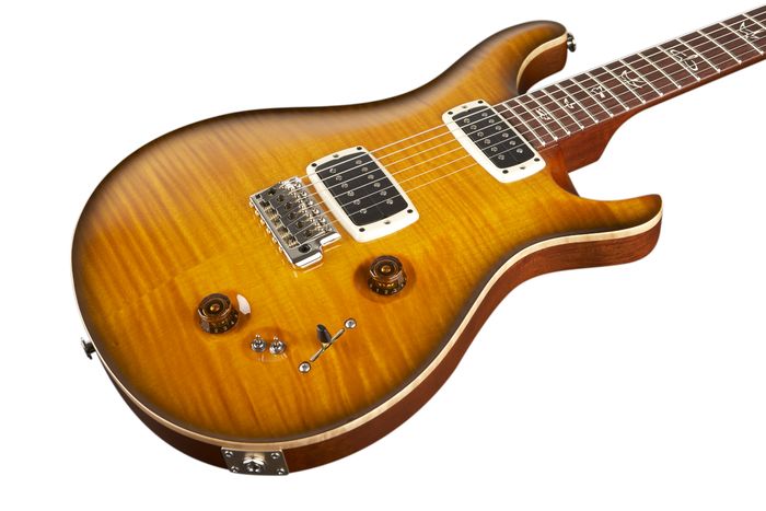 PRS 408 Flame Top with Nickel Hardware Electric Guitar Amber Black