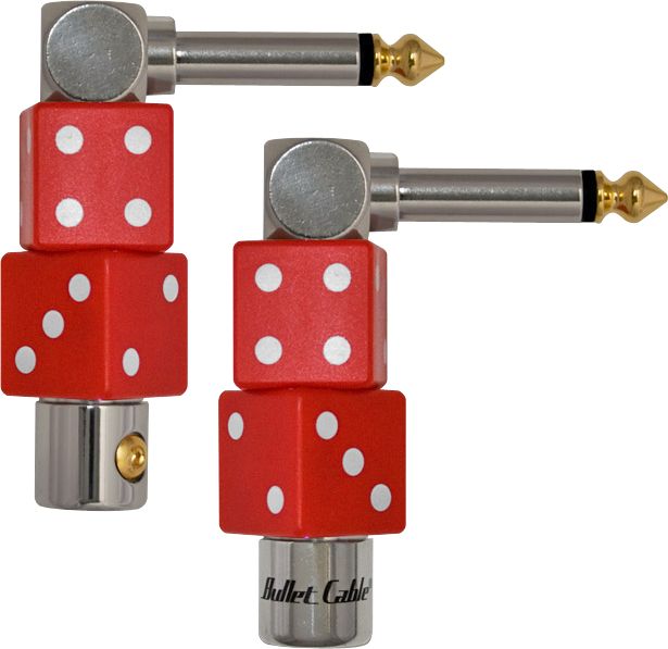 Bullet Cable DIY Dice Connectors Set Black Angled