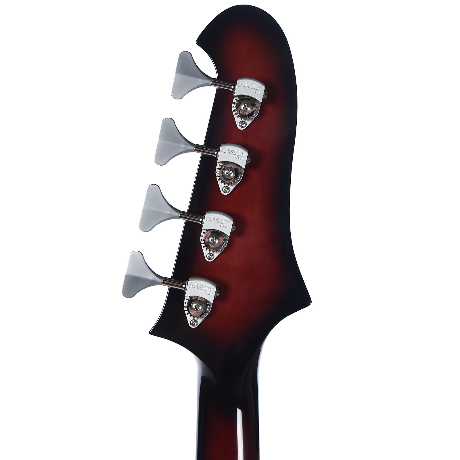 BilT Corvaire Bass Red Burst w/3-Ply Black Pickguard