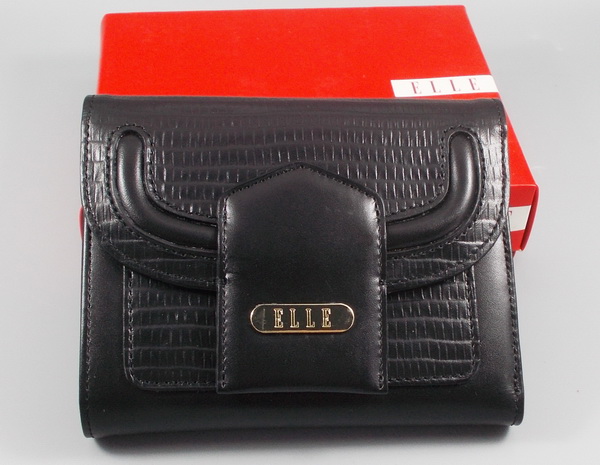 กระเป๋าสตางค์ ELLE ดำ ใหม่ แท้