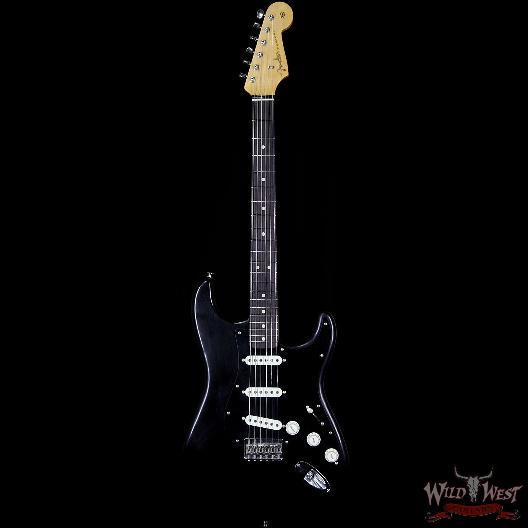 Fender Custom Shop Masterbuilt Yuriy Shishkov Featherlight Stratocaster Closet Classic - Black