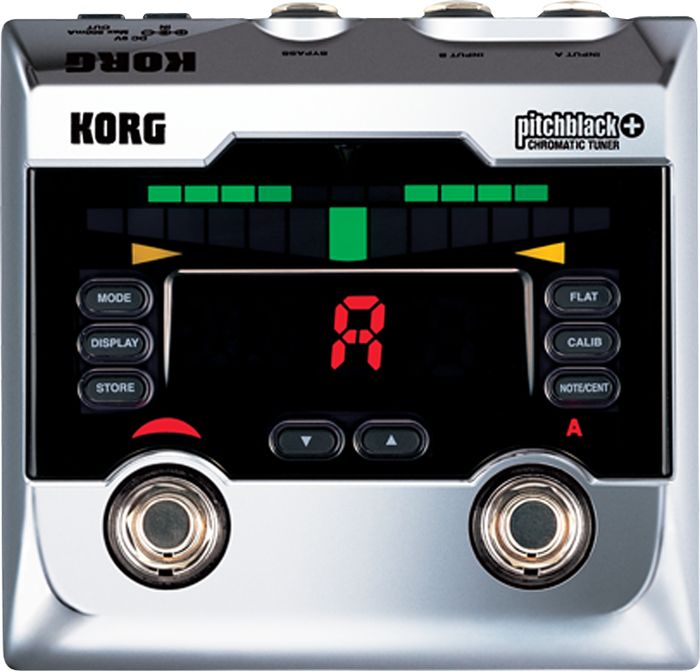 Korg Pitchblack Plus Limited Edition Chrome Pedal Tuner