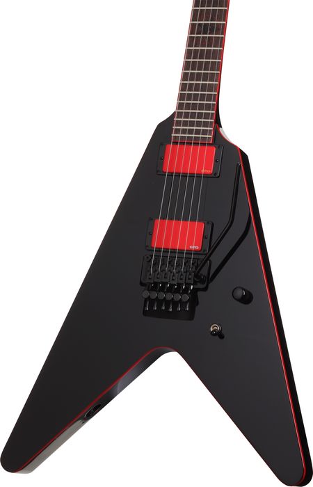 Schecter Guitar Research Gary Holt V-1 Electric Guitar Black