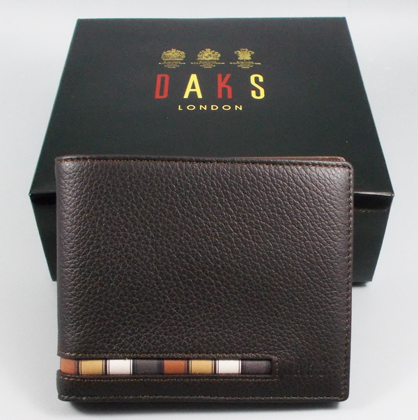กระเป๋าสตางค์ DAKS-LONDON น้ำตาล ใหม่ แท้