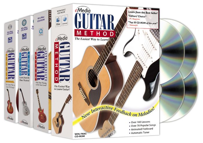 eMedia Guitar Collection 4 CD-ROM Set