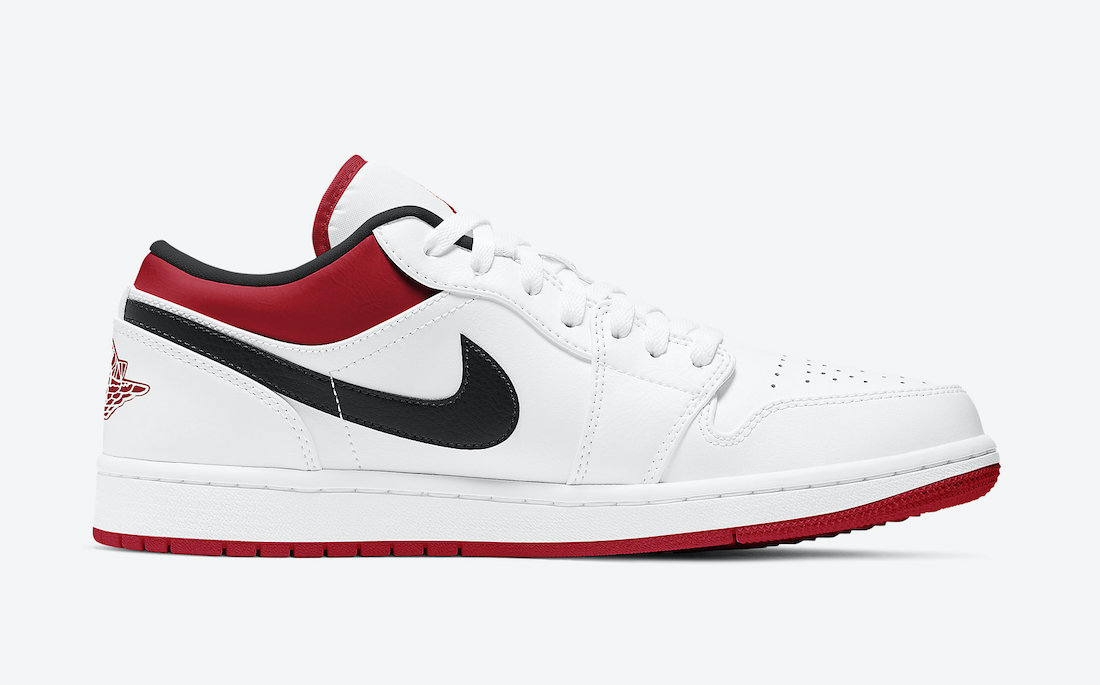 Nike Air Jordan 1 Low White University Red