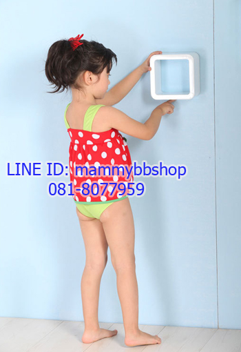 ชุดว่ายน้ำเด็กหญิง แบบชิ้นเดียว มีขนาด L, XL