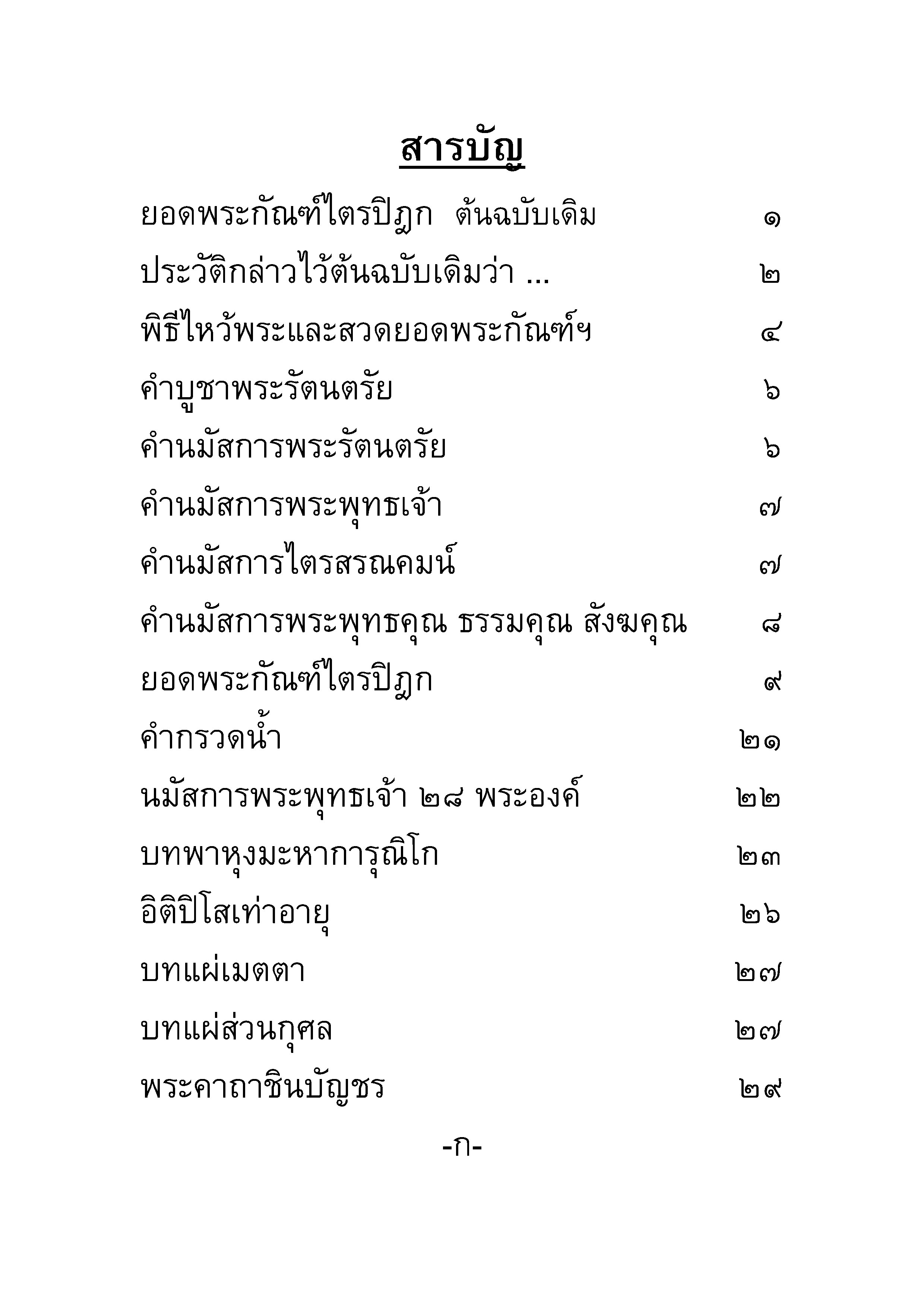 ยอดพระกัณฑ์ไตรปิฎก ต้นฉบับเดิม พระคาถาชินบัญชร สมเด็จพระพุฒาจารย์ โต พรหมรังสี