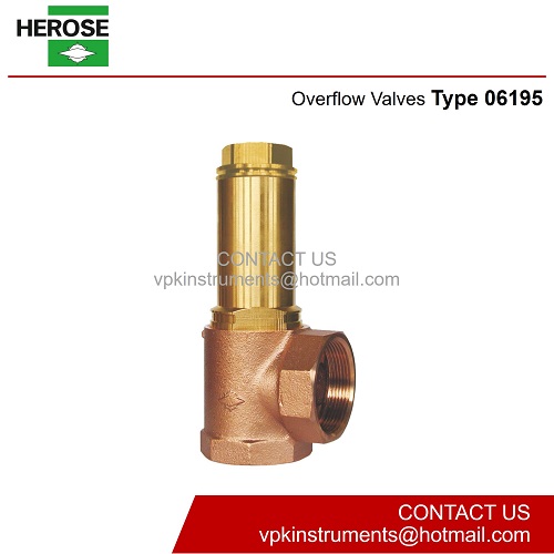 HEROSE - Overflow Valves Type 06195