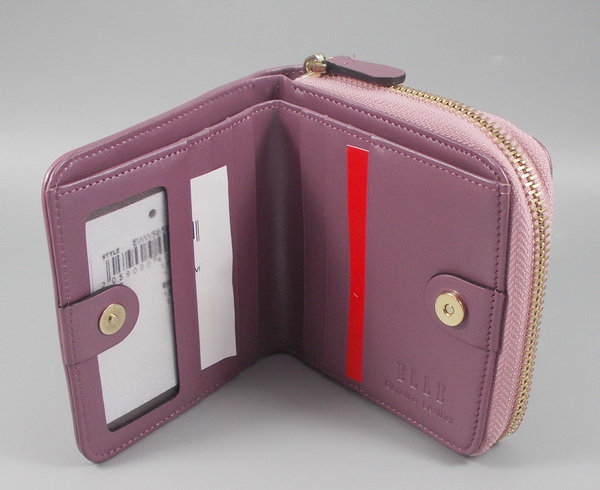 กระเป๋าสตางค์ ELLE ม่วง ใหม่ แท้