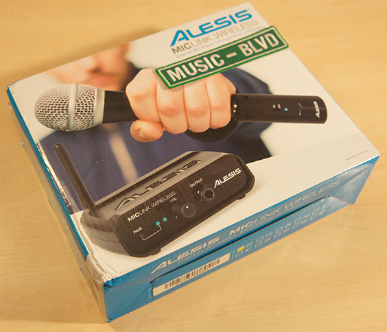 Alesis MicLink Wireless Digital Wireless Microphone Adapter