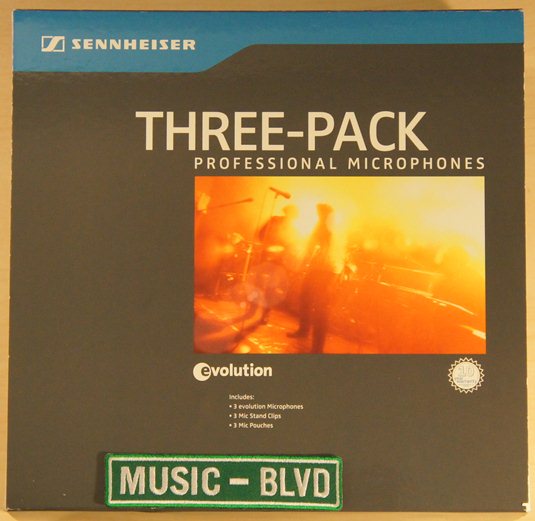 Sennheiser E604 Drum Microphone 3-Pack