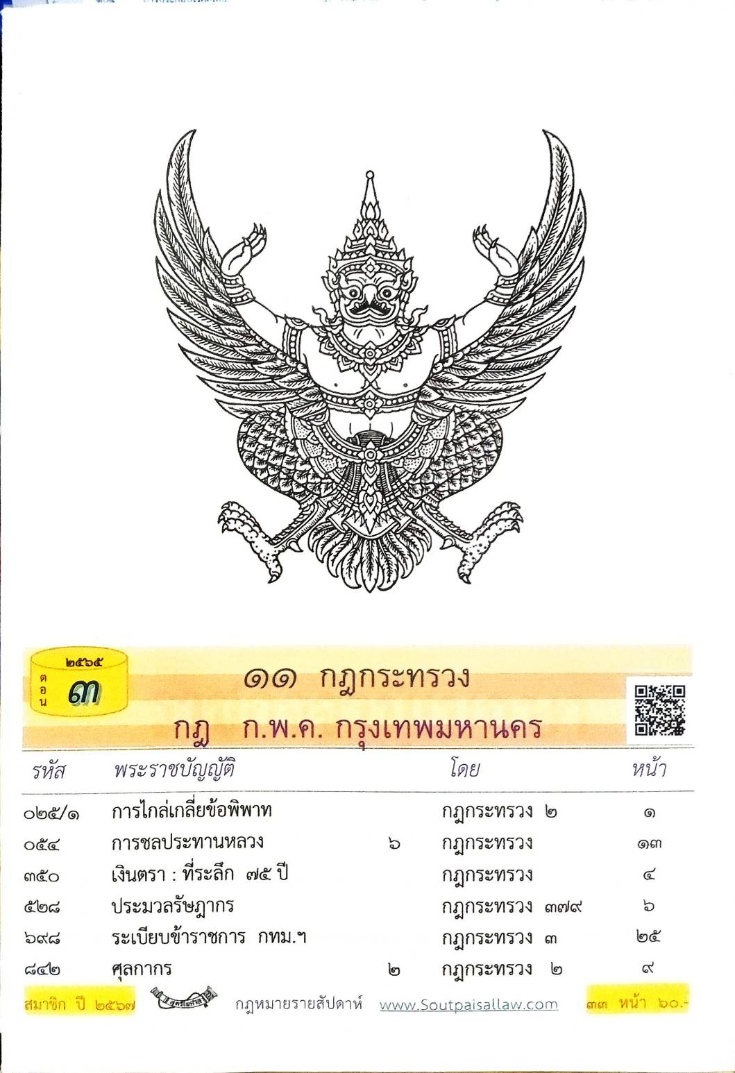 กฎหมายใหม่ปี 2565 ตอนที่ 3 11 กฎกระทรวง กฎ ก.พ.ค. กรุงเทพมหานคร