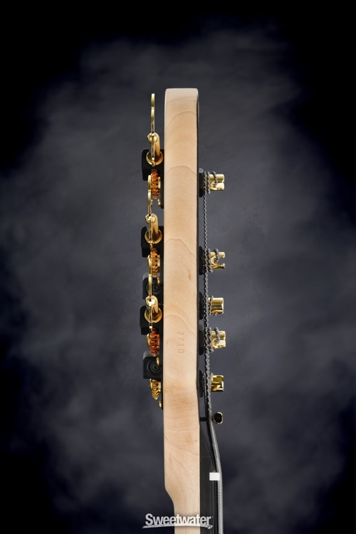 Lakland 55-94 Deluxe, Exotic Top - Curly Redwood with Ebony fingerboard