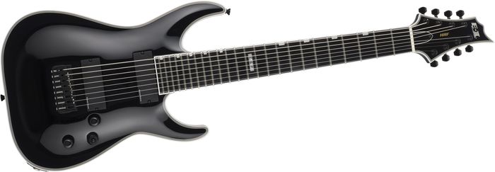 ESP E-II HRF NT-8B 8 String Electric Guitar Black