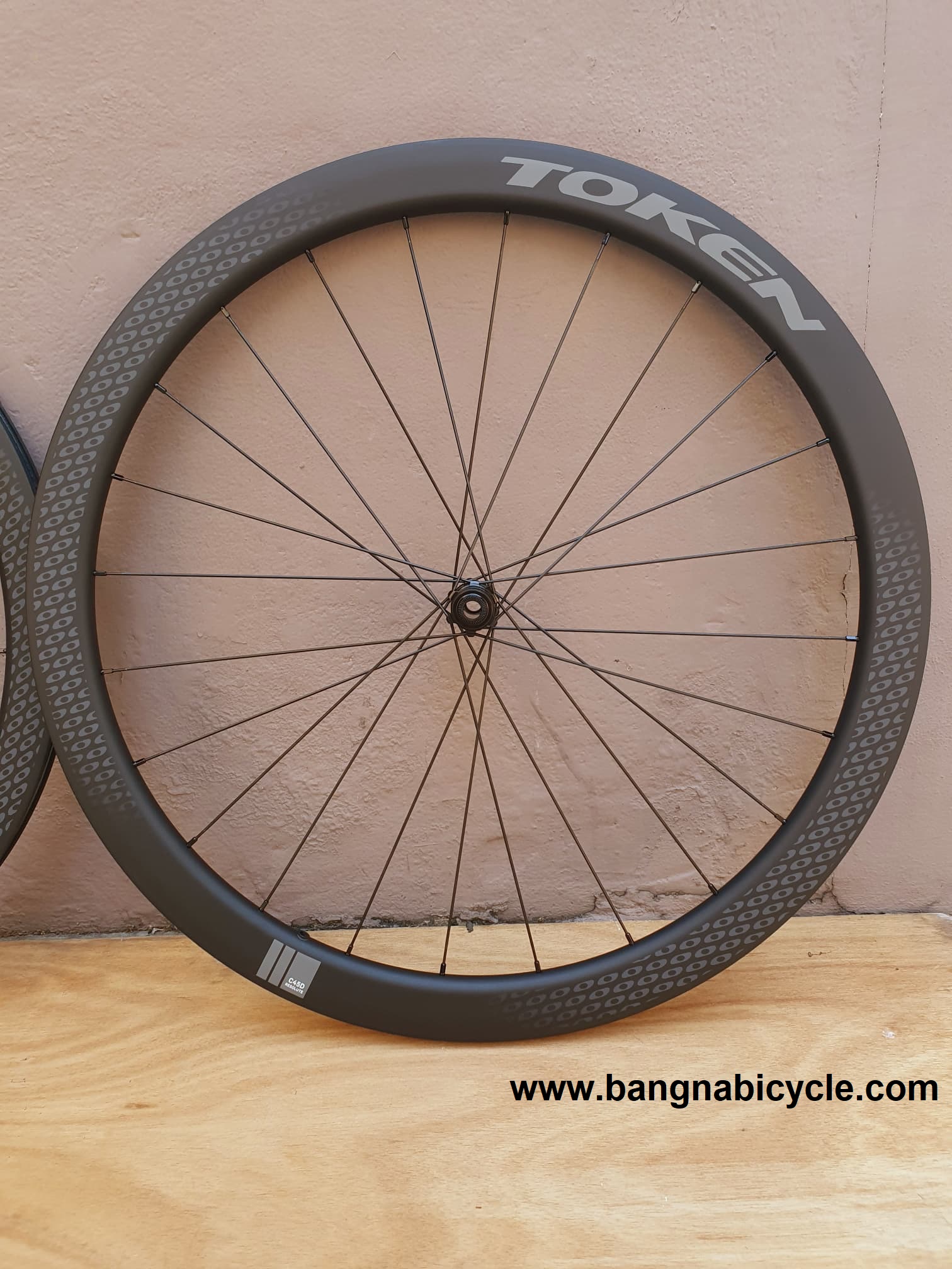 ล้อเสือหมอบคาร์บอนดิสเบรค Carbon Disc TOKEN D45C