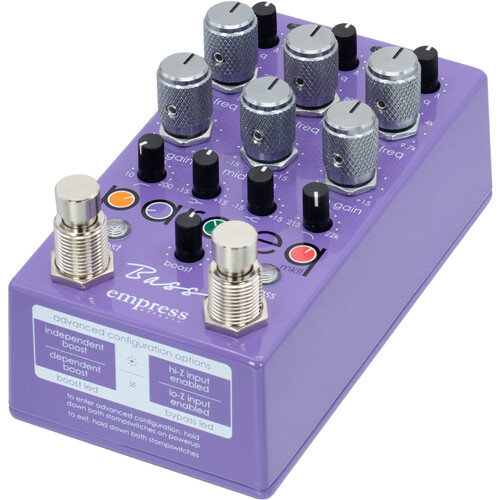 Empress Effects Bass ParaEq Parametric 3-Band Equalizer Pedal