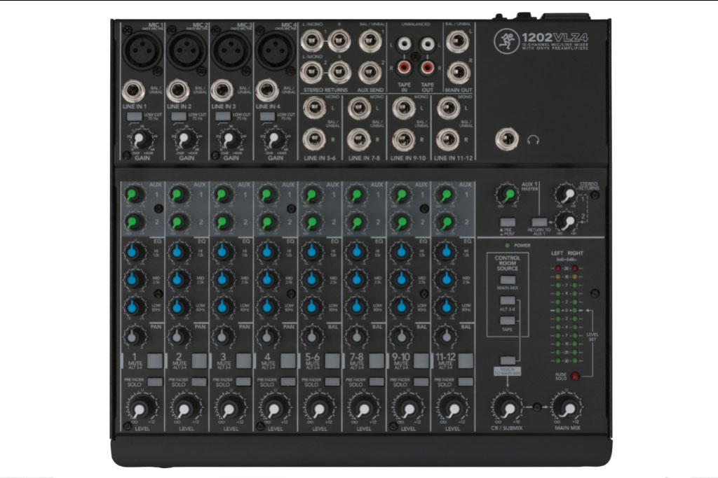 Mackie VLZ Series 1202VLZ4 12-Channel Compact Mixer