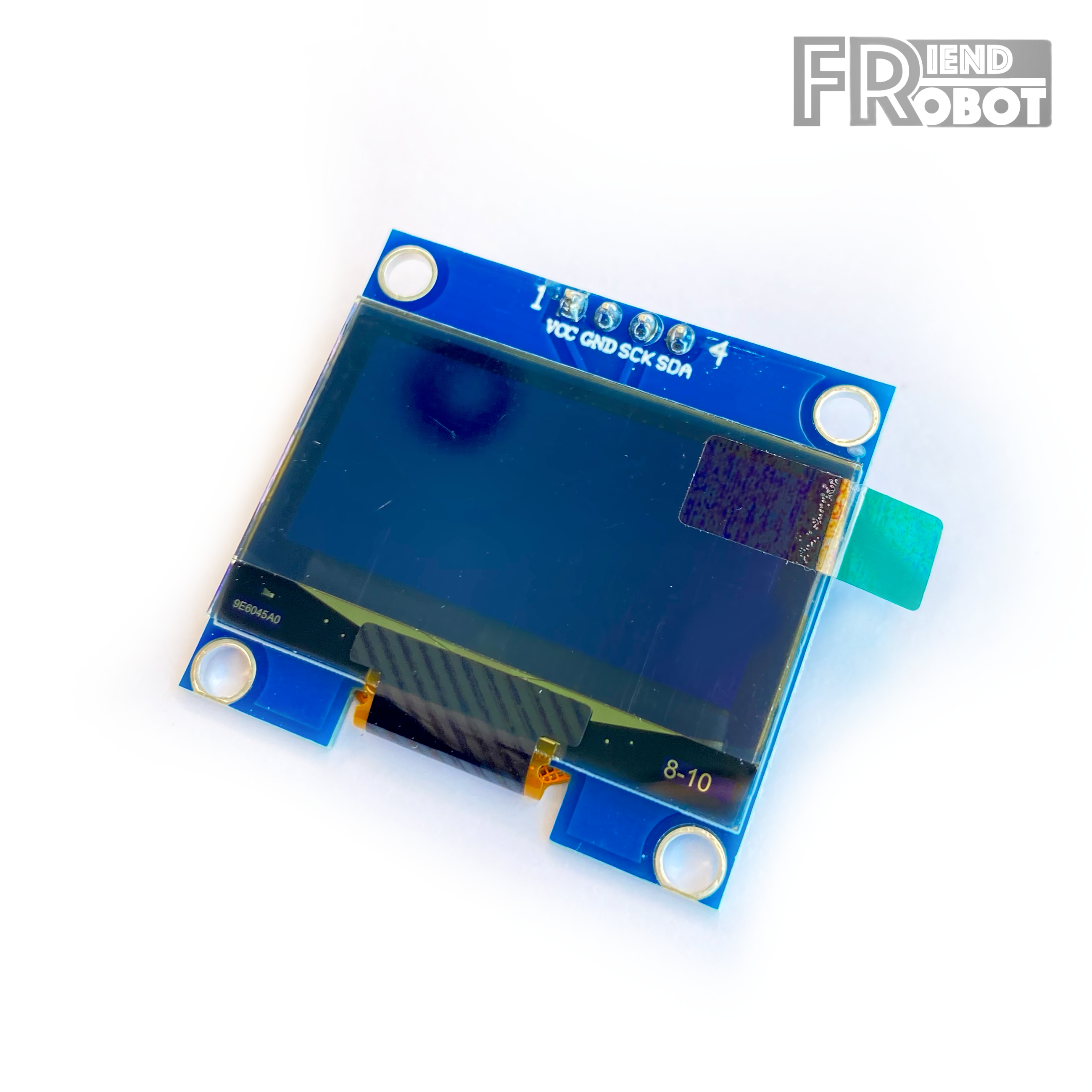จอ OLED 1.3 นิ้ว I2C เวอร์ชั่น 2.2 ตัวอักษรสีขาว