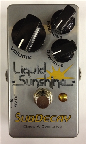 Subdecay Liquid Sunshine Overdrive Effect Pedal