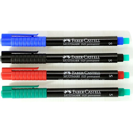 ปากกาเขียนแผ่นใส ลบไม่ได้ เฟเบอร์-คาสเทลล์ ( มี 3 ขนาดให้เลือก F,S,M) จำนวน 1 ด้าม