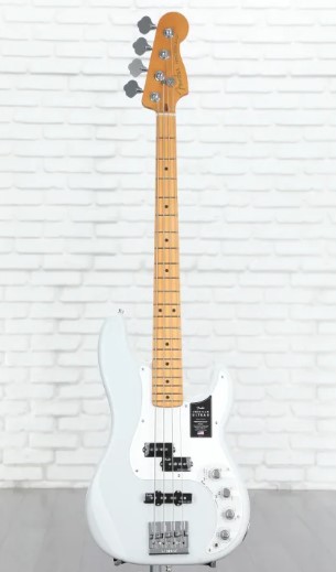 Fender American Ultra II Precision Bass - Avalanche, Maple Fingerboard