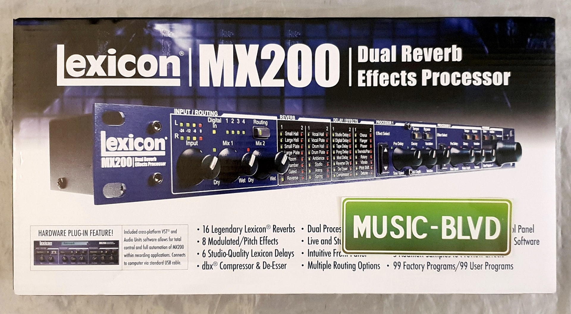 Lexicon MX200 Dual Reverb/Effects Processor