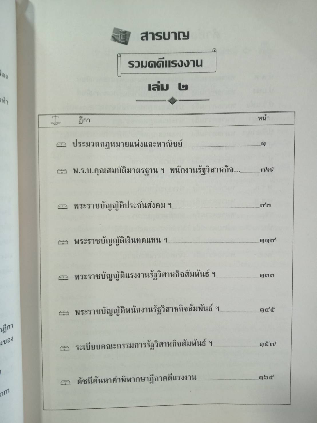 รวมคดีแรงงาน ฉบับสมบูรณ์ เล่ม 2 (พร้อม 2 CD) (5D 01)